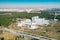 Gomel, Belarus. Aerial View OF Building Of Republican Scientific Center For Radiation Medicine And Human Ecology In