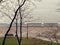 GOMEL, BELARUS. Spring. promenade view from the top