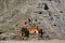 A gompa gumba monastery in Ghiling Village of Upper Mustang in the Himalayas of Nepal