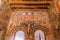 GONDAR, ETHIOPIA - MARCH 13, 2019: Colorfuly decorated interior of Debre Birhan (Berhan) Selassie church in