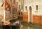 Gondola boats in Venice