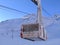 A gondola in Courchevel