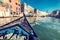 Gondola cruise on Grand Canal in Venice, Italy