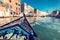 Gondola cruise on Grand Canal in Venice, Italy