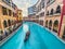 Gondola cruise in Venetian Manila Mall, Philippines