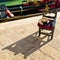 Gondola driver waiting chair at Venice, Italy