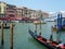 Gondola Entering the Grand Canal, Venice, Veneto, Italy