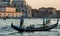 Gondola on Grand Canal in Venice
