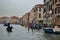 Gondola on the grand canal, Venice Italy