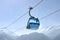 Gondola lift in the ski resort