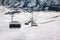 The gondola lift on the ski resort of Gudauri , Georgia