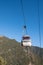 Gondola lift in the Vallnord Pal Arinsal by Grandvalira Resorts Pyrenees station in winter 2023