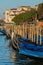 Gondola parking at Grand Canal in Venice