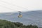Gondola of passengers cable-way in Mountain Mashuk, Russia