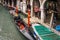 Gondola and people in the Chanel of Venice.