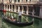 Gondola and restaurant in Venice