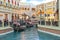 Gondola rides in Venetian Hotel in Las Vegas