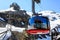 A gondola of the Rotair cable car at Mt. Titlis.