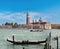 Gondola on the San Marco canal and Church