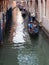 Gondola on a Side Canal, Venice, Italy