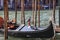 Gondola - symbol of Venice, Canal Grande, harbor, Venice, Italy