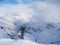 Gondola tower in Alps