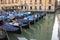 The gondola, typical boat of the city of Venice.