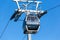 Gondolas lift attraction built on south side of Hard Rock Stadium Super Bowl LIV.