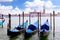 Gondolas near Doge\'s Palace, Venice