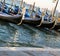 Gondolas near St. Mark\'s square in Venice