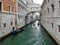 Gondolas Passing Under the Bridge of Sighs, Venice, Italy