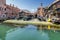 Gondolas at a repair yard