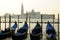 Gondolas in Venice