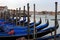 Gondolas in Venice,