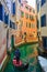 Gondolier on the canal in Venice