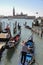 Gondoliere at Canale Grande in Venice