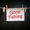 Gone fishing note