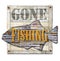 Gone Fishing Sign Art