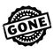 Gone rubber stamp