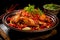 Gongbao Chicken. Traditional Chinese dishes