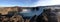 Gooafoss Waterfall panorama