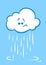 Good cloud rain cartoon