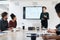 Good communication brings good results. Shot of a group of businesspeople having a meeting in a modern office.