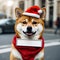 good dog good shiba inu text logo mockup december christmas mock up