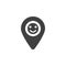 Good feedback, map pointer vector icon