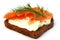 Good food- sandwich with smoked salmon