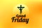 Good friday event background with jesus christ crucifixion