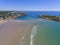 Good Harbor Beach aerial view, Gloucester, MA, USA