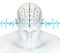 Good hearing, soundwaves, medically 3D illustration