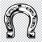 good luck lucky horseshoe  vector illustration 4